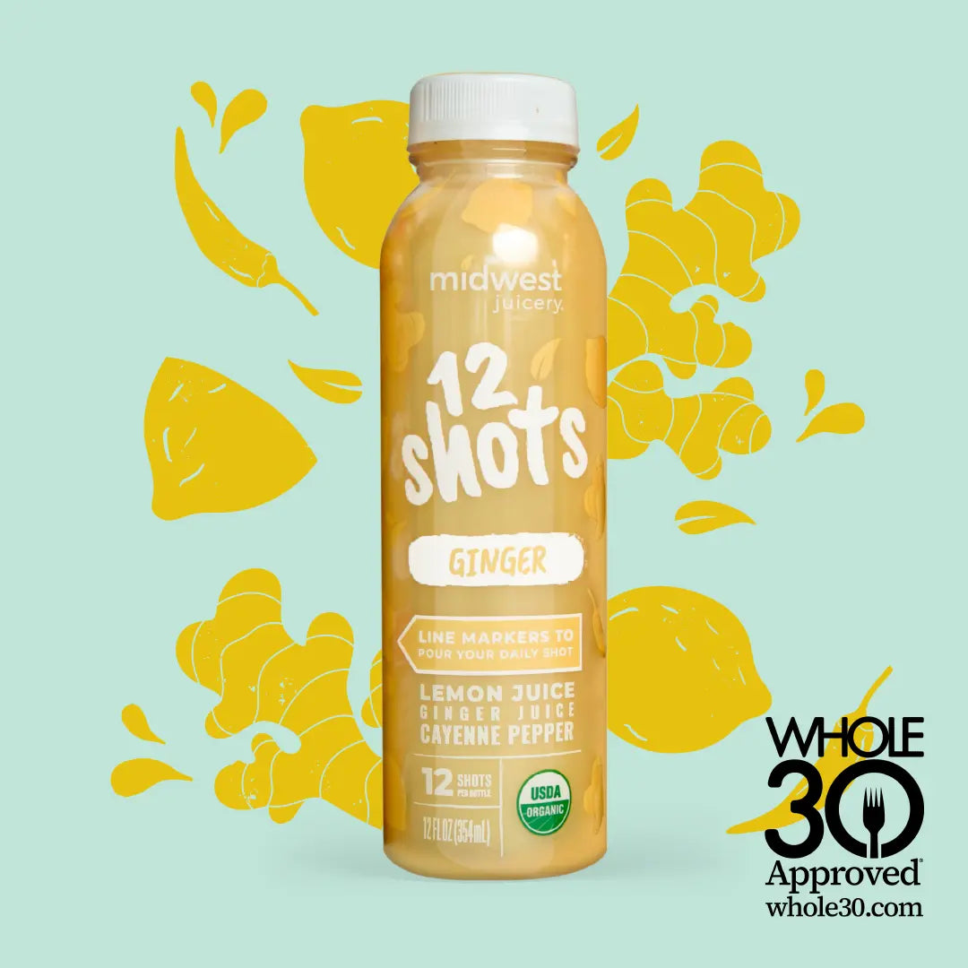 12 Shots - Ginger Shots – Midwest Juicery
