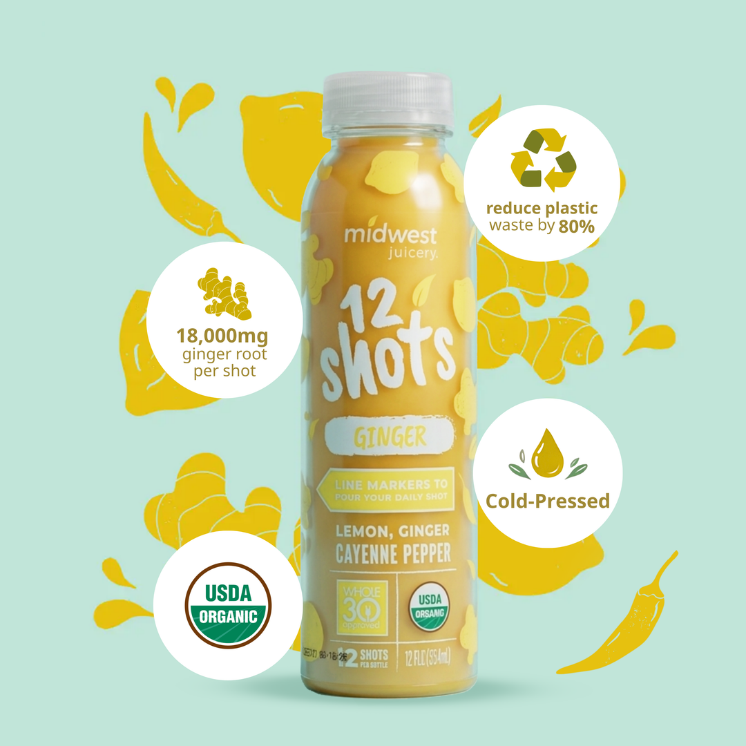 12 Shots - Ginger Shots – Midwest Juicery