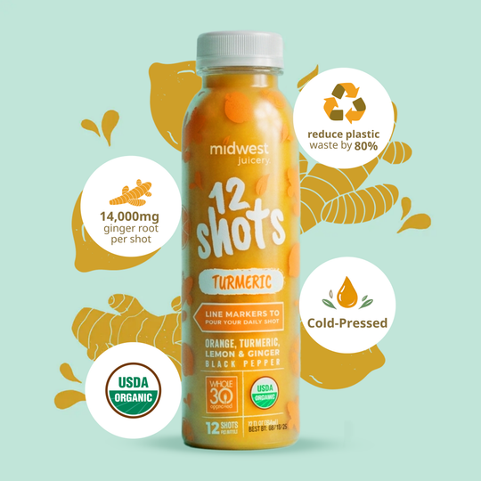 12 Shots - Turmeric Shots – Midwest Juicery