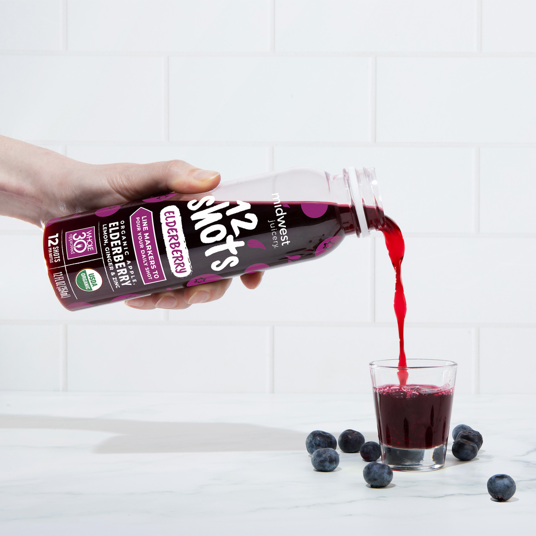 12 Shots - Elderberry Shots – Midwest Juicery